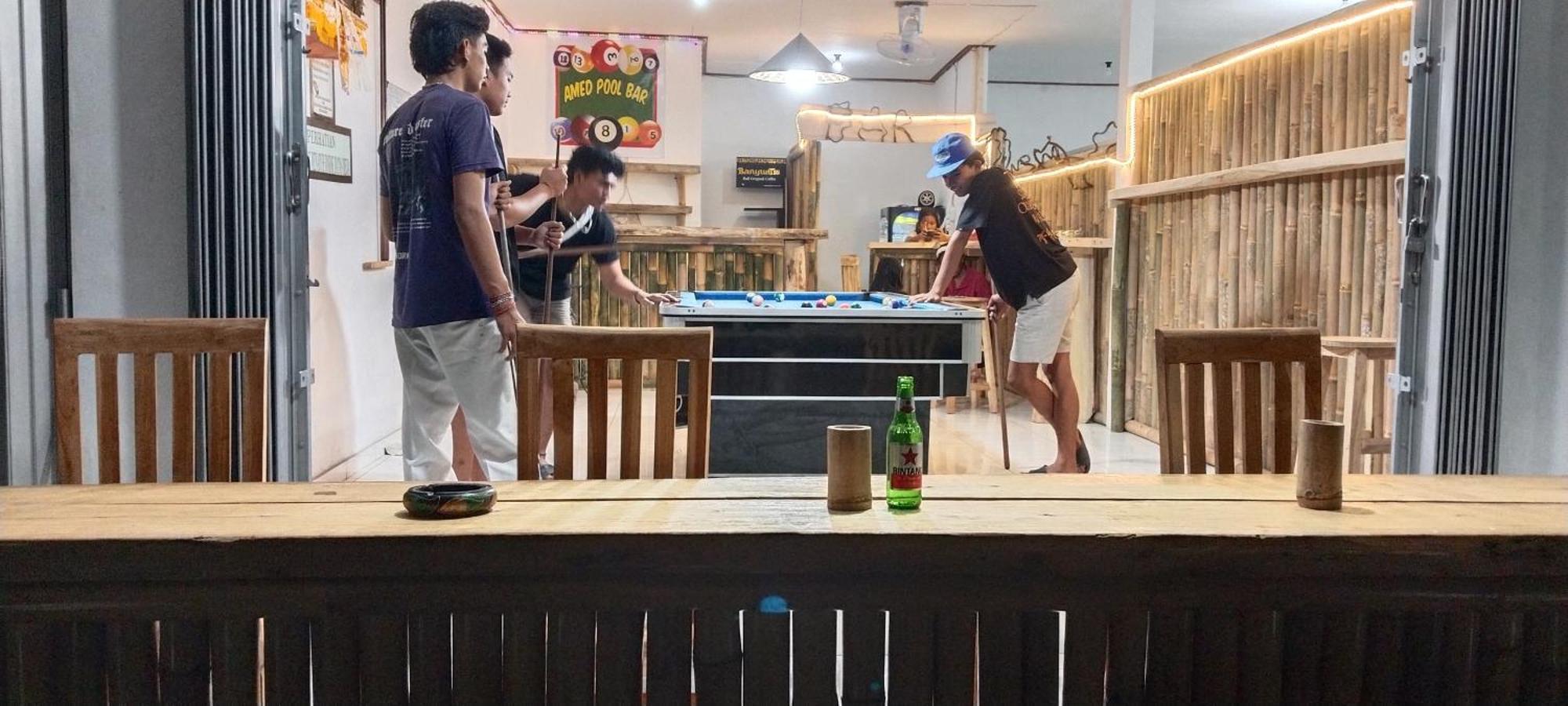 Amed Stop Inn Homestay, Rooftop Restaurant And Bar Luaran gambar